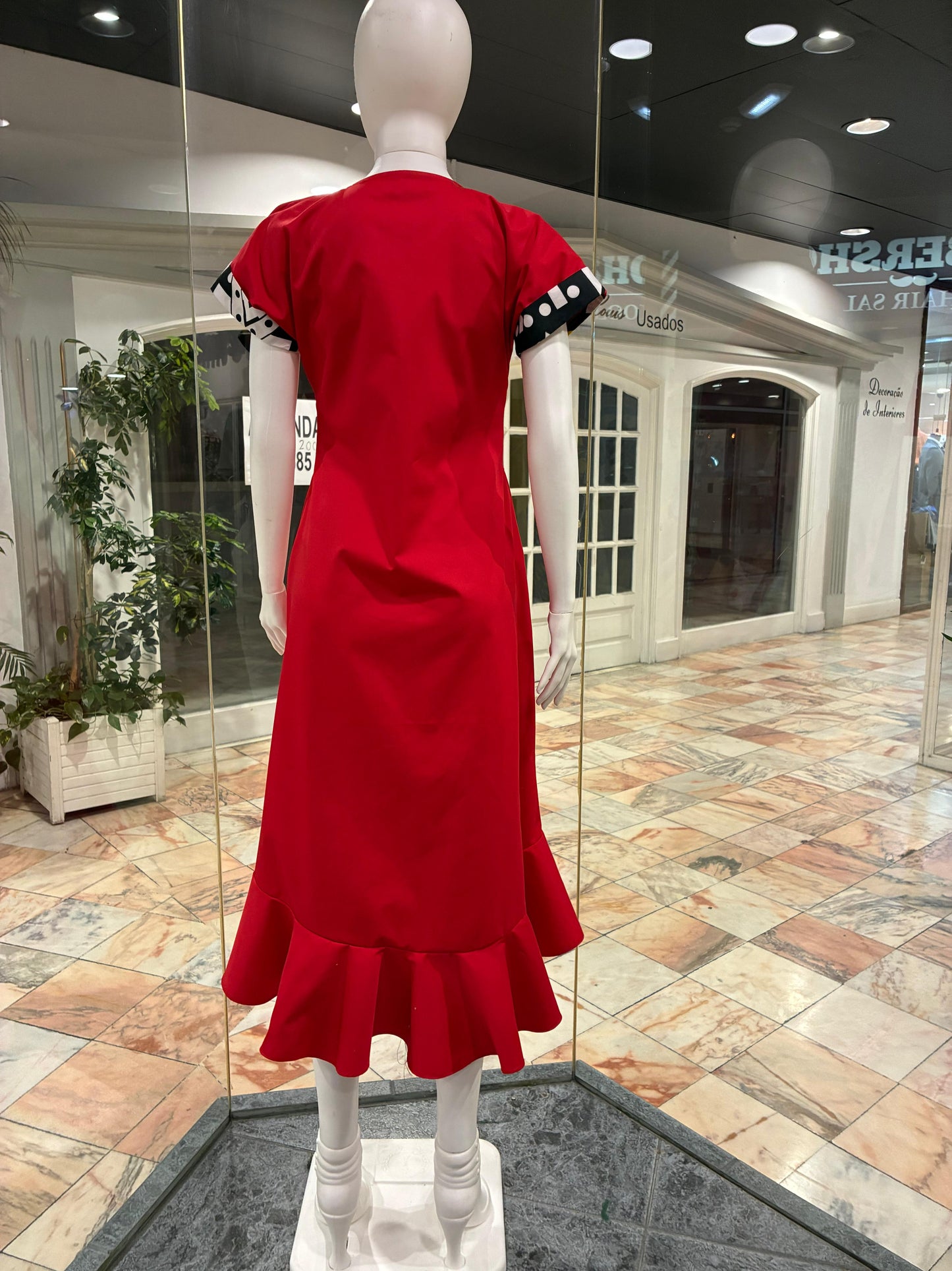 Túnica com botões a frente