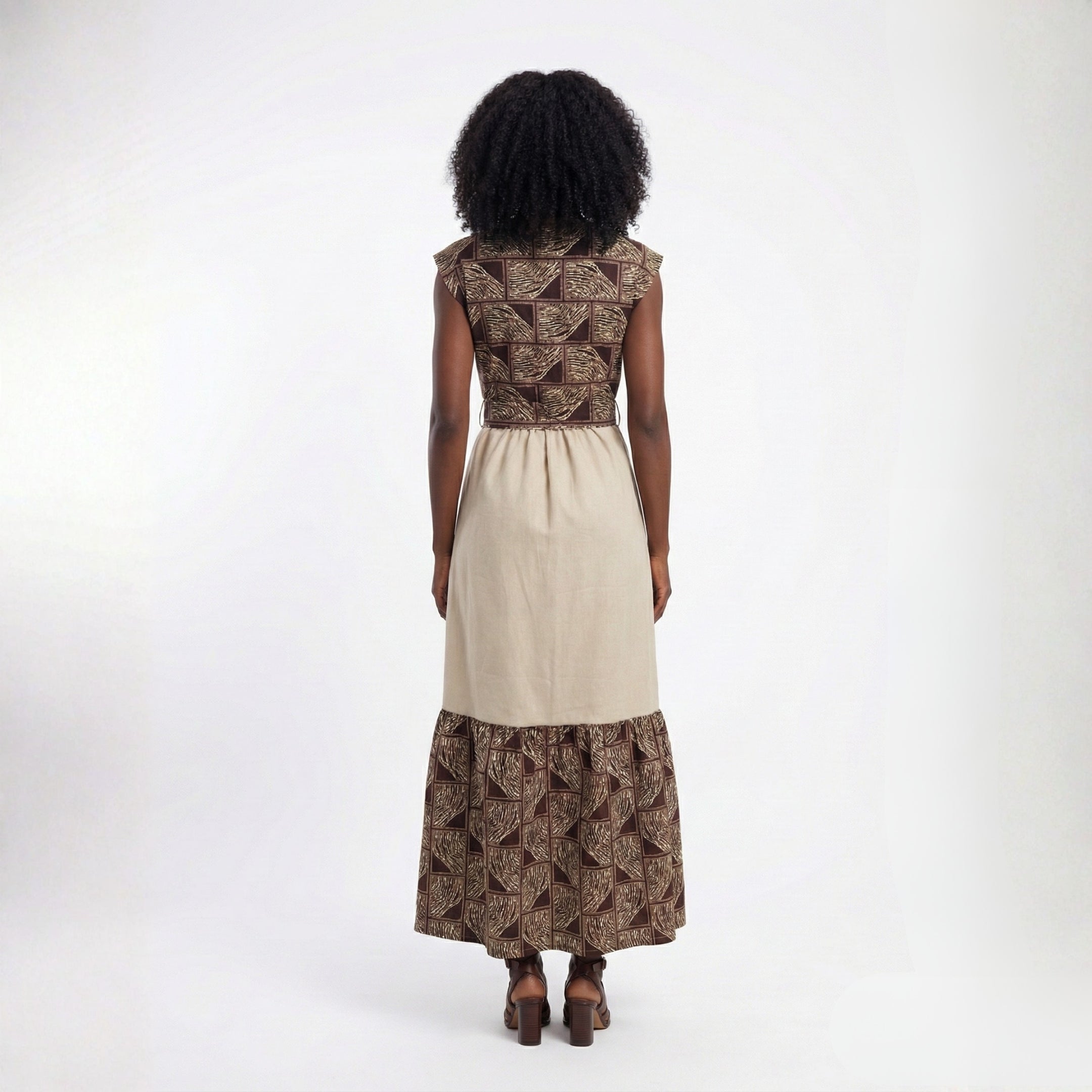 Vestido Mosaico Terroso