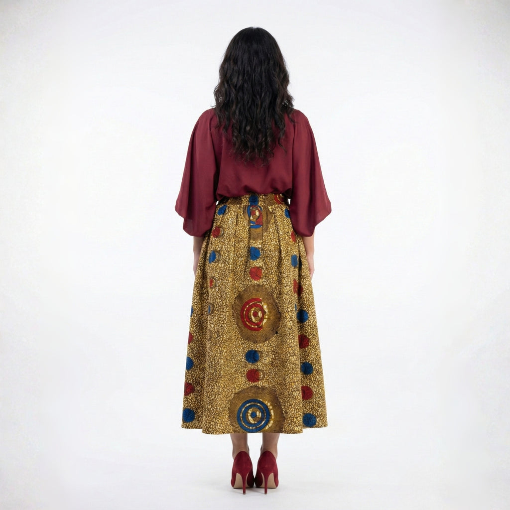 Conjunto Mosaico Carmesim