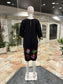 Túnica com estampas de retalhos de panos africano