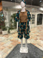 Fato com Kimono e calção de pano africano